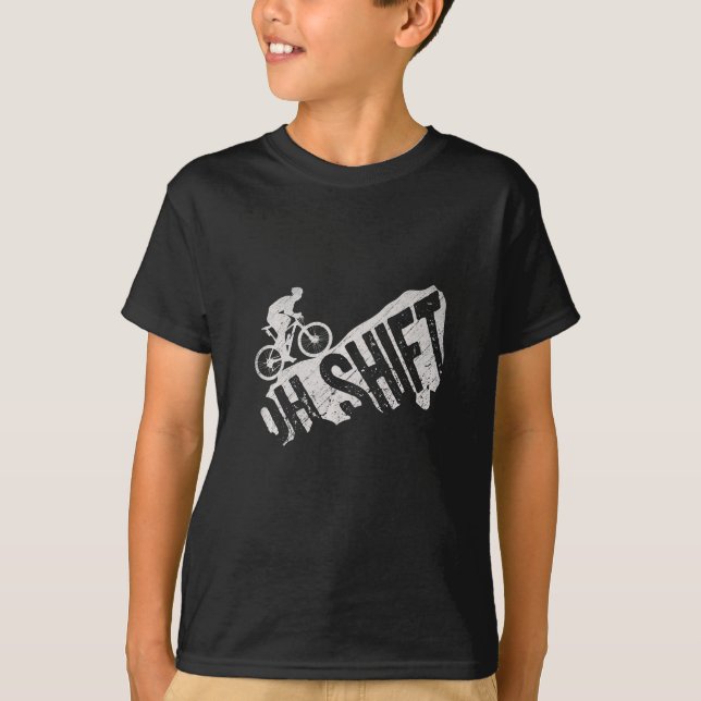 T-shirt Vélo de montagne Oh Shift Rider (Devant)