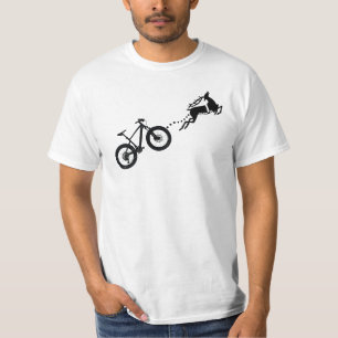 T-shirt Vélo de montagne Renne à cornes Noël cycliste 