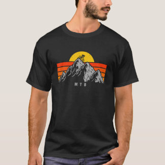 T-shirt Vélo de montagne Retro Vêtements Vintage MTB Mount