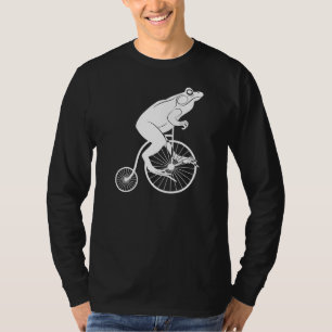 T-shirt Vélo de quart de penny de penny d'équitation de