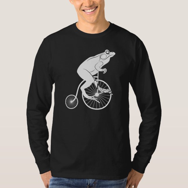 T-shirt Vélo de quart de penny de penny d'équitation de (Devant)