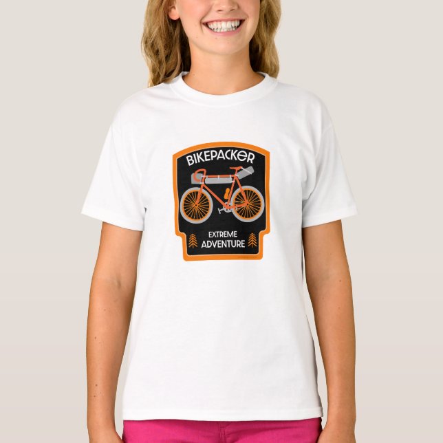 T-shirt Vélo de randonnée à vélo (Devant)