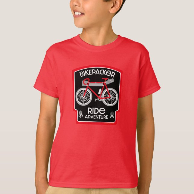 T-shirt Vélo de randonnée à vélo (Devant)