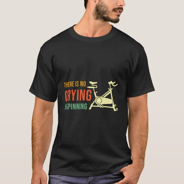 T-shirt Vélo de rotation amusant instructeur de rotation C (Devant)