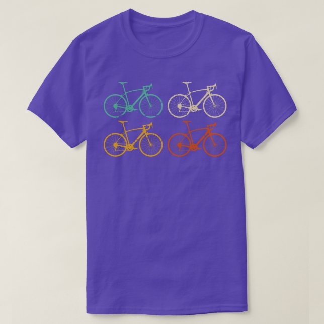 T-shirt Vélo de route à vélo (Design devant)