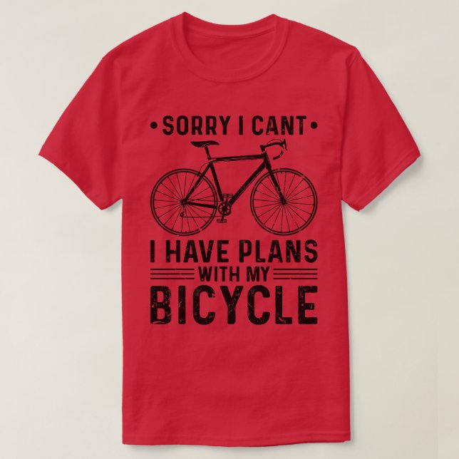 T-shirt Vélo de route à vélo (Design devant)