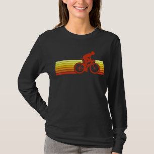 T-shirt Vélo de route vintage Graphisme Cycliste Sport Ro