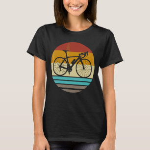 T-shirt Vélo de route vintage Graphisme Cycliste Sport Ro