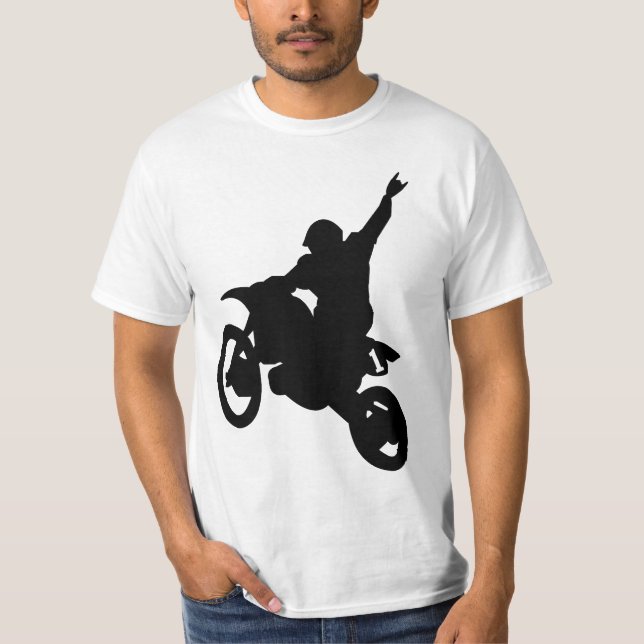 T-shirt Vélo de saleté (noir) (Devant)