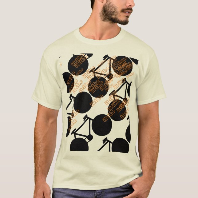 T-shirt vélo de superbe-cool inspiré (Devant)