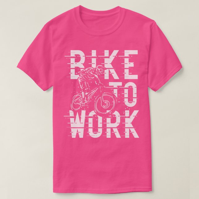 T-shirt Vélo de travail (Design devant)