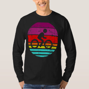 T-shirt Vélo de vacances Retro Vintage Sunset Summer Vacan