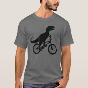 T-shirt Vélo Dinosaure Amateurs de Vélo-Dino mignons Tee