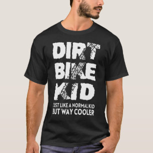 T-shirt Vélo Dirt Kid Motocross Riding Boys Racing