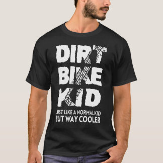 T-shirt Vélo Dirt Kid Motocross Riding Boys Racing