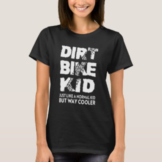 T-shirt Vélo Dirt Kid Motocross Riding Boys Racing