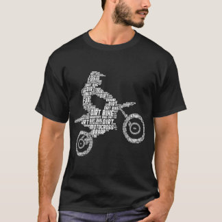 T-shirt Vélo Dirt Rider Motocross Enduro Dirt Vélo Boys