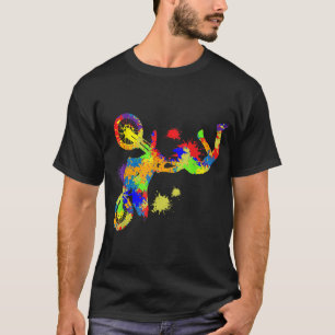 T-shirt Vélo Dirt Rider Motocross Enduro Dirt Vélo Boys