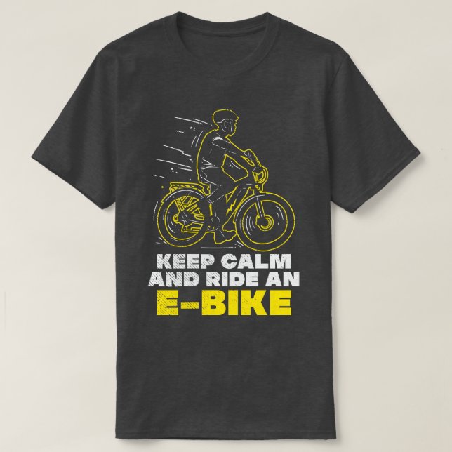 T-shirt vélo électrique e vélo (Design devant)