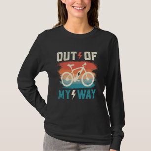 T-shirt Vélo Électrique ÉCARTEZ-VOUS Drôle Vélo Électrique