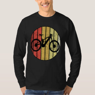 T-shirt Vélo Électrique Graphique Rétro VTT Bicyclette Éle