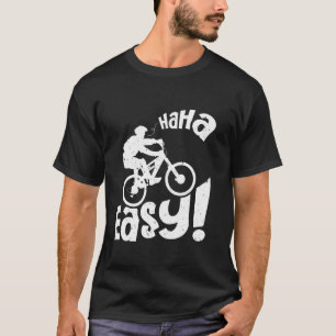 T-shirt Vélo Électrique HA HA FACILE Vélo Électrique Drôle
