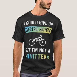 T-shirt Vélo Électrique Pas Un Abandonneur E Bike Ebike
