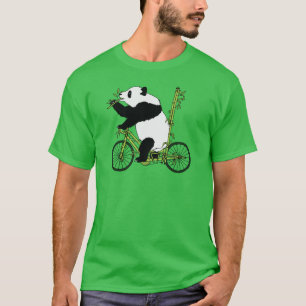 T-shirt Vélo en bambou de monte d'ours panda
