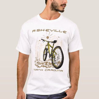 T-shirt Vélo en forêt Asheville Nord