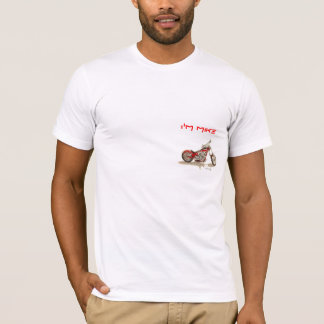 T-shirt Vélo fait sur commande du projet de Mike