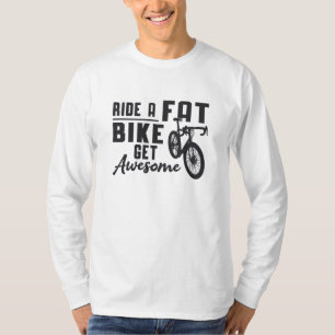 T-shirt Vélo Fat Balade A Vélo Fat Obtenez Un Vélo Fat Mag