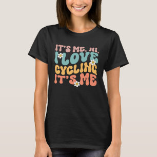 T-shirt Vélo Femmes Filles Aimer vélo vélo cycliste