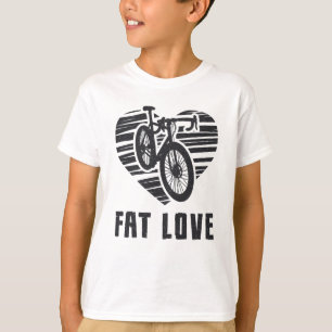 T-shirt Vélo gras Aimer Vélo Vélo VTT VTT VTT VTT