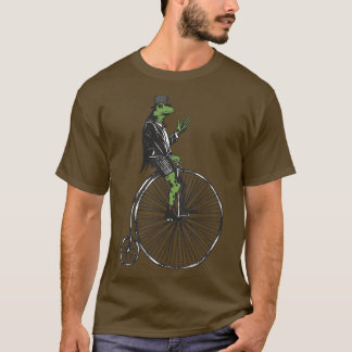 T-shirt Vélo haute roue à vapeur esthétique