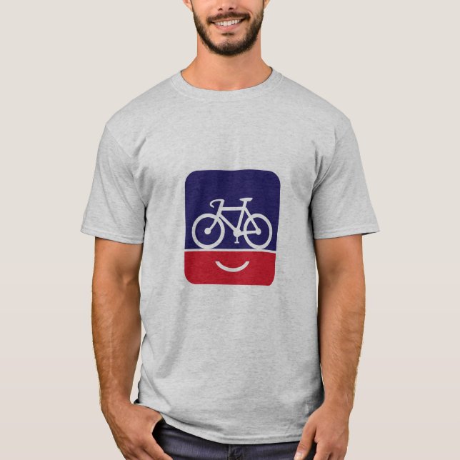T-shirt Vélo heureux (Devant)