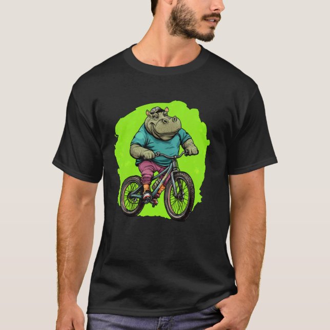 T-shirt Vélo Hippo (Devant)
