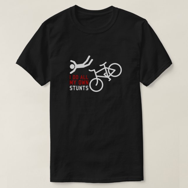 T-shirt Vélo Je Fais Tous Mes Propres Têtes Essentiel (Design devant)
