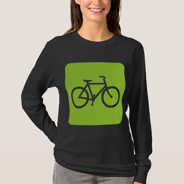 T-shirt Vélo - Martian Green (Devant)