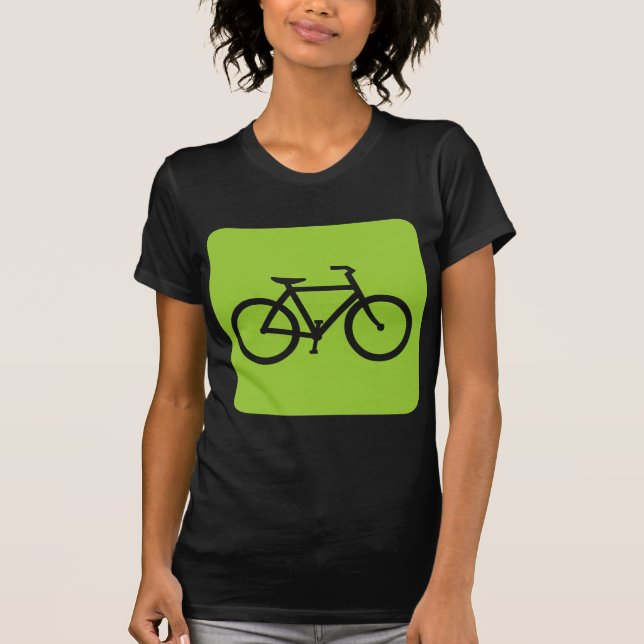 T-shirt Vélo - Martian Green (Devant)