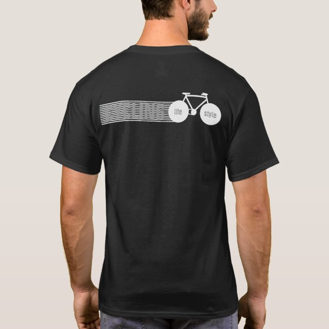 T-shirt vélo . mode de vie (Dos)