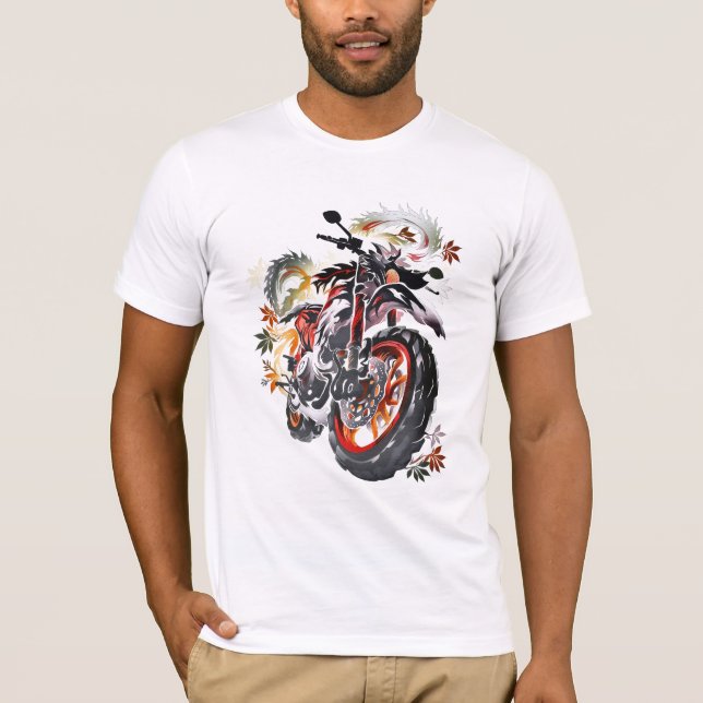 T-shirt Vélo Monster traditionnel (Devant)