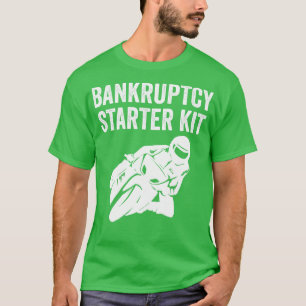 T-shirt Vélo moto moto moto Funny Faillite Kit de démarrag