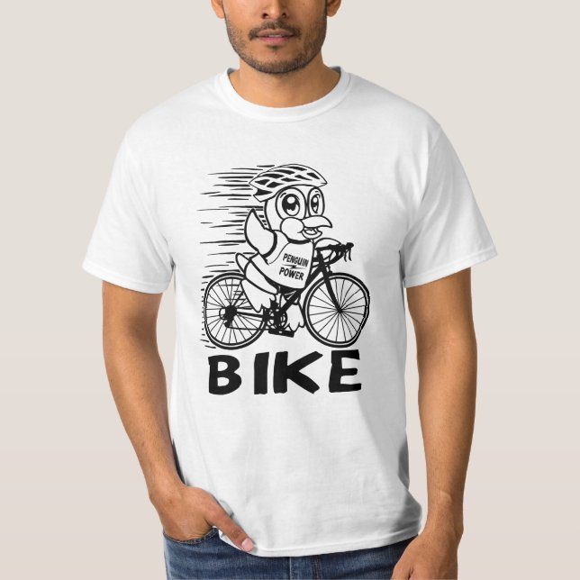 T-shirt vélo Pingouin (Devant)