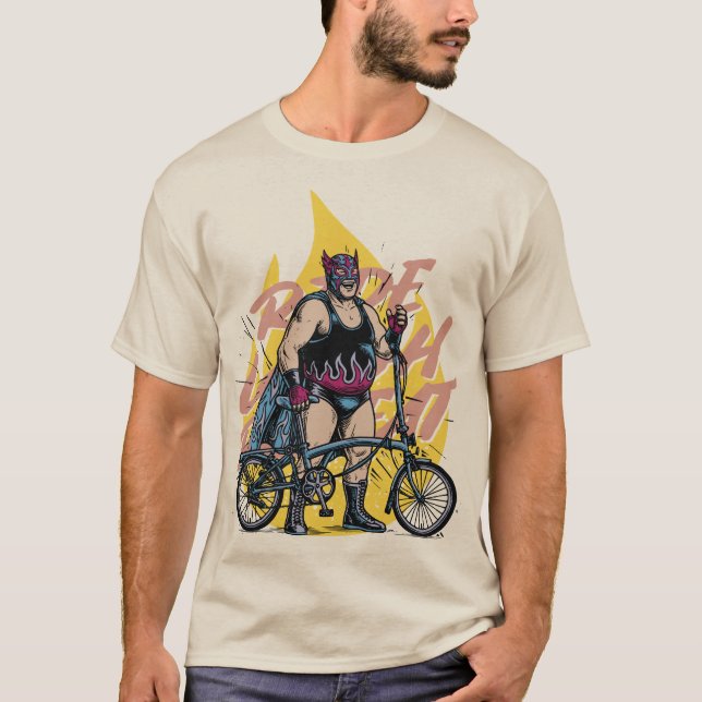 T-shirt Vélo pliant  (Devant)