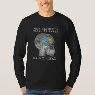 T-shirt Vélo Quand Le Médecin Prend Un Rayon X De Ma Tête