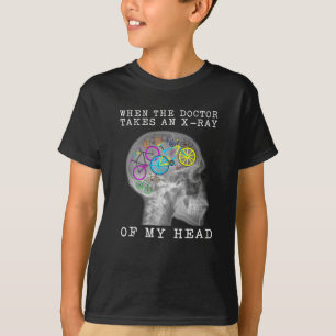 T-shirt Vélo Quand Le Médecin Prend Un Rayon X De Ma Tête