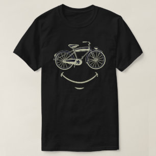 T-shirt Vélo Souriant Face À Un Vélo Drôle Drôle De Vélo