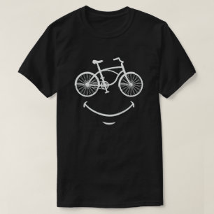 T-shirt Vélo Souriant Face À Un Vélo Drôle Drôle De Vélo