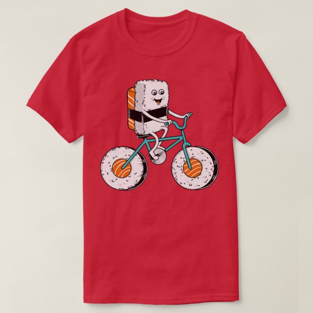 T-shirt Vélo Sushi (Design devant)