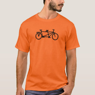 T-shirt Vélo tandem de bicyclette